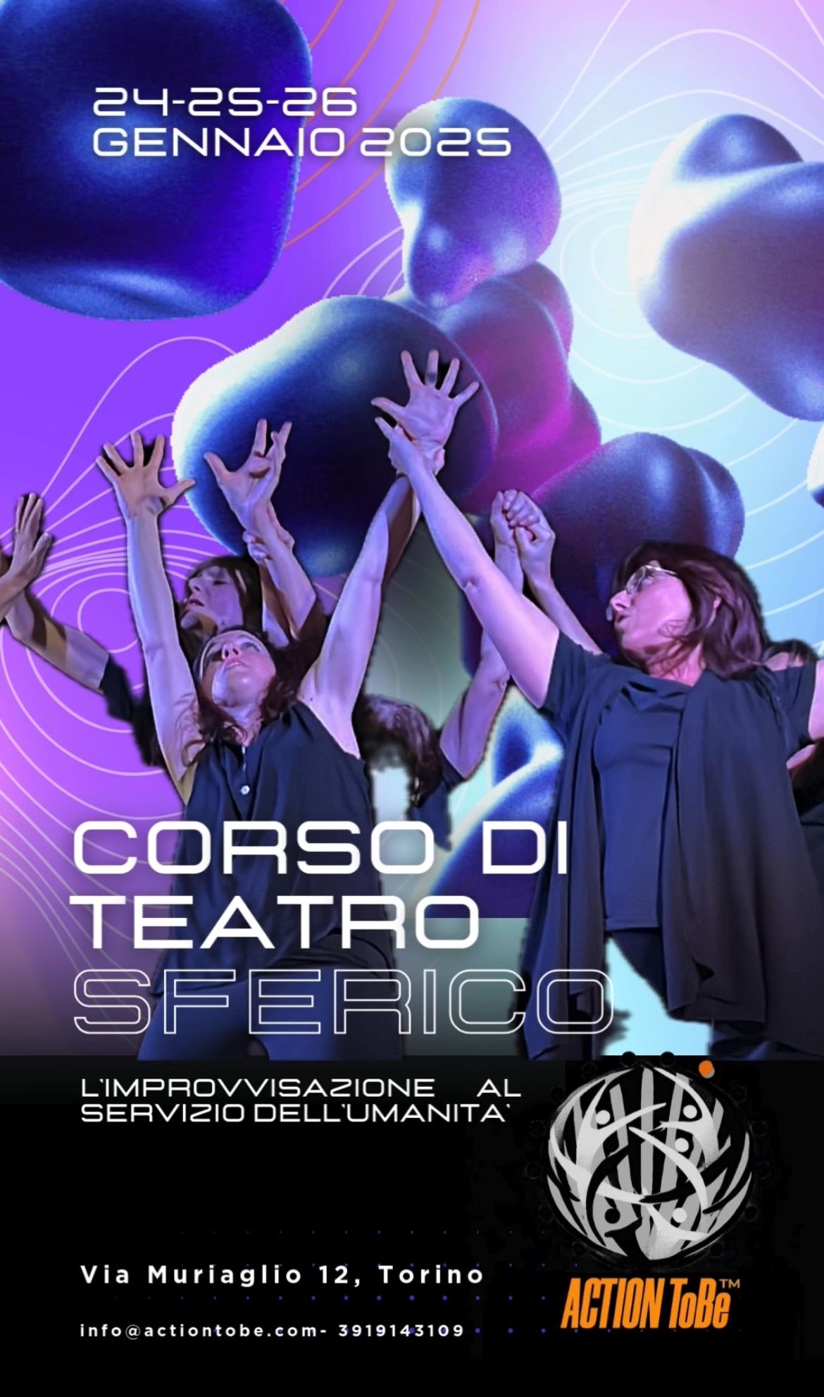 Corso di Teatro Sferico emozione benessere emotività teatro Torino