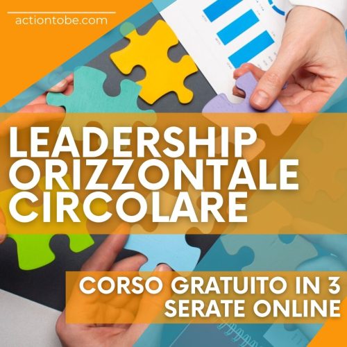 locandina leadership orizzontale workshop in 3 serate online